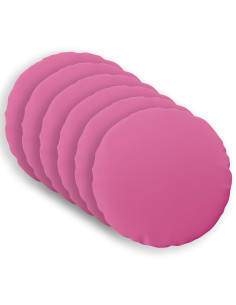 Federa 6 pcs HEERLEN Rosa Ø 50 cm Poliestere