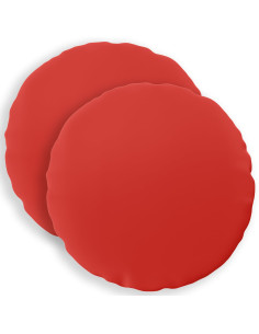 Federa 2 pcs HEERLEN Rosso Ø 50 cm Poliestere