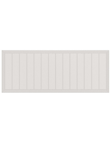 Set da Pranzo per Giardino 11 pz Bianco e Antracite PP