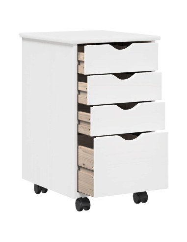 Set di Scrivania e Armadietto 2 pz Bianco