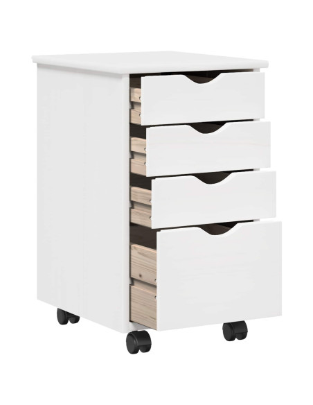Set di Scrivania e Armadietto 2 pz Bianco