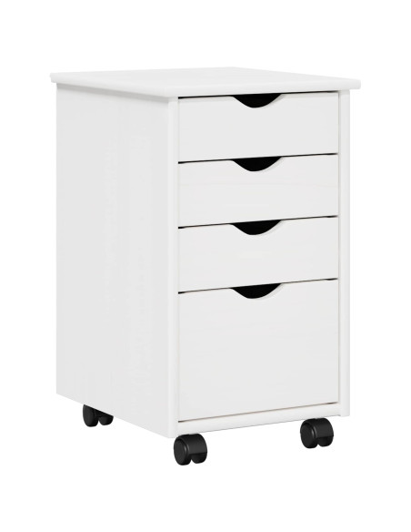 Set di Scrivania e Armadietto 2 pz Bianco