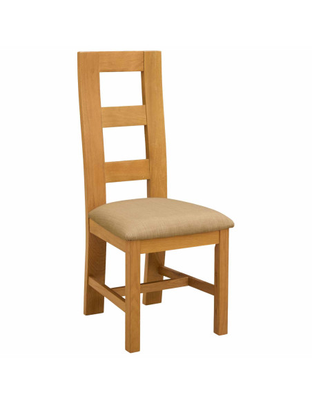 Set da pranzo 3 pz Beige Legno di Quercia Massello