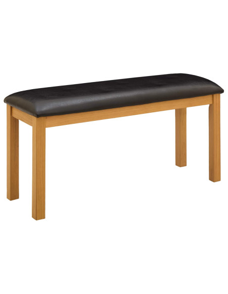 Set da pranzo 3 pz Nero Legno di Quercia Massello