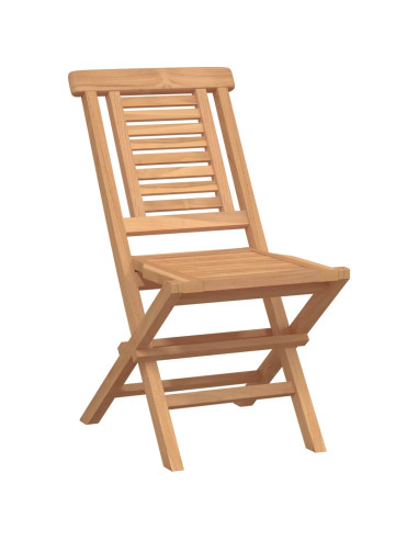 Set da Giardino 5 pz Marrone Legno di teak solido
