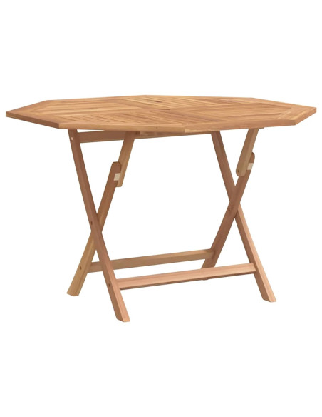 Set da Giardino 5 pz Marrone Legno di teak solido