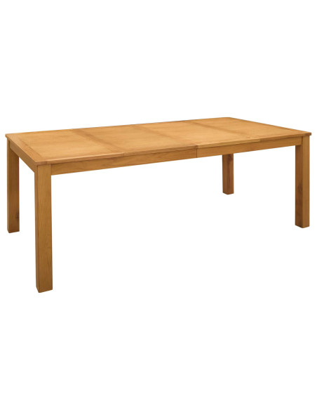 Set da pranzo 9 pz Nero Legno di Quercia Massello