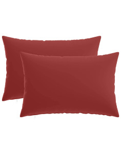 Federa 2 pcs HEERLEN Rosso Vino 50 x 75 cm Poliestere