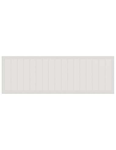 Set da Pranzo per Giardino 14 pz Bianco e Grigio Chiaro PP