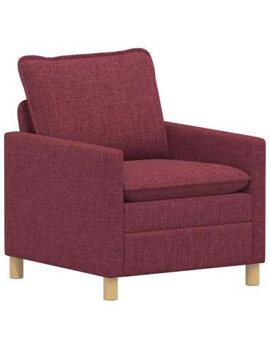 Set di divani 2 pz Rosso Vino Tessuto