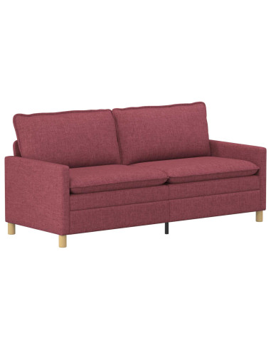 Set di divani 2 pz Rosso Vino Tessuto