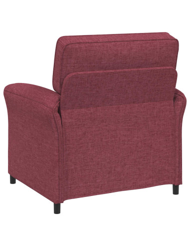 Set di divani 2 pz Rosso Vino Tessuto