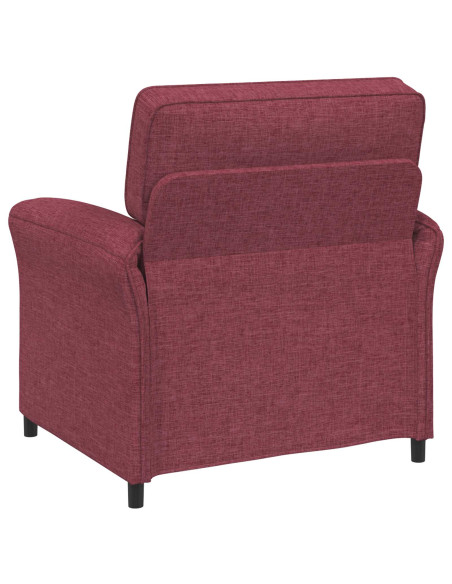 Set di divani 2 pz Rosso Vino Tessuto