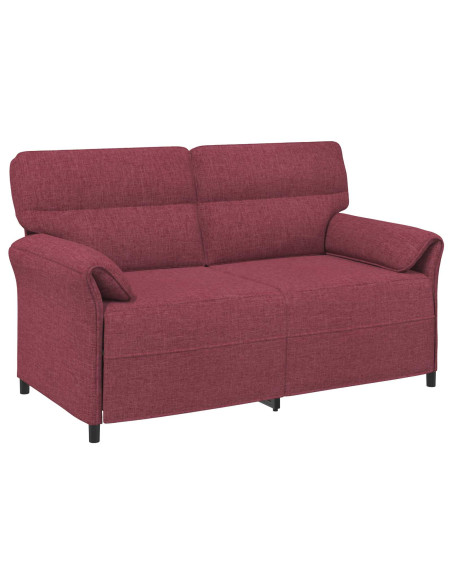 Set di divani 2 pz Rosso Vino Tessuto