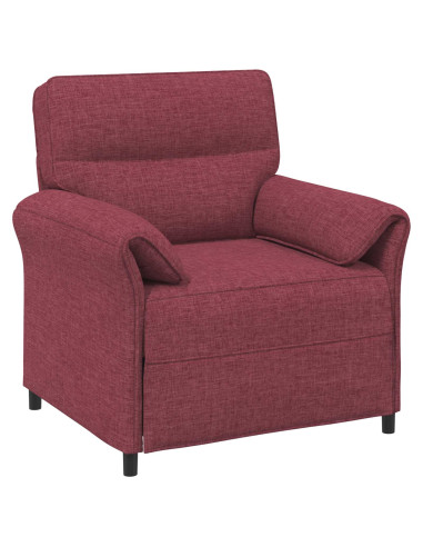 Set di divani 2 pz Rosso Vino Tessuto