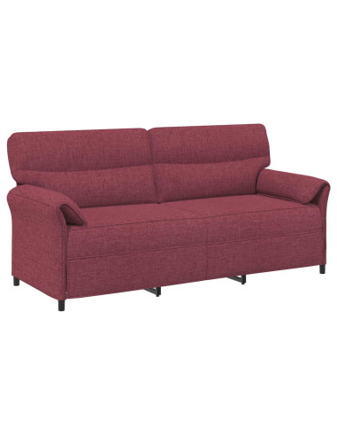 Set di divani 2 pz Rosso Vino Tessuto