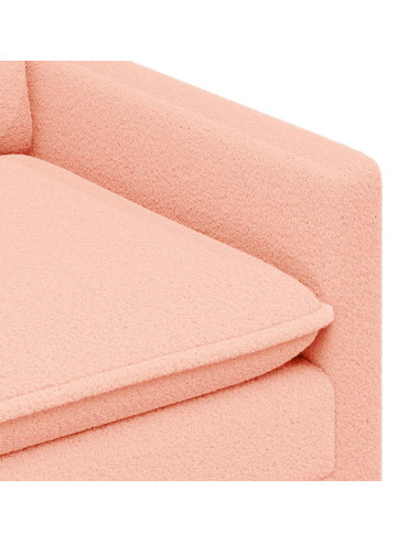 Set di divani 2 pz Rosa Tessuto