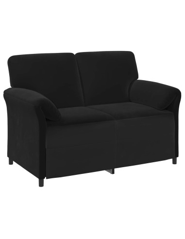 Set di divani 2 pz Nero Velluto