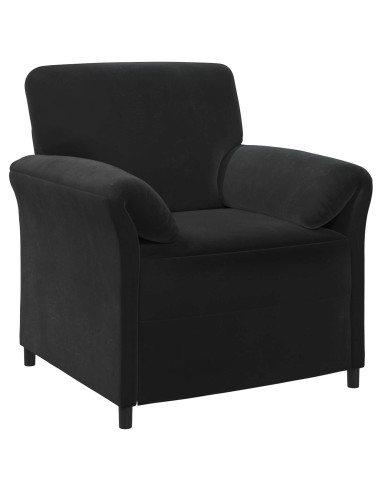 Set di divani 2 pz Nero Velluto