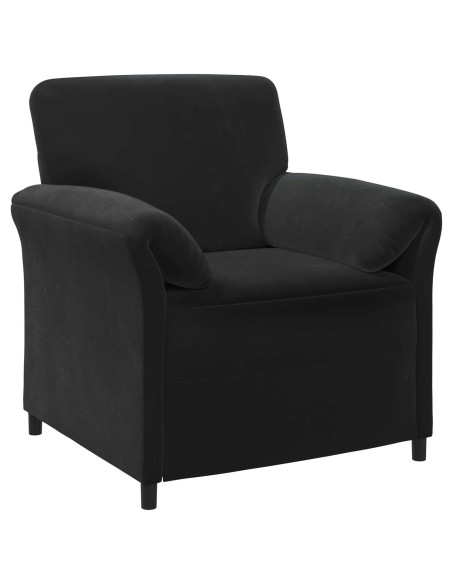 Set di divani 2 pz Nero Velluto