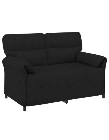 Set di divani 2 pz Nero Tessuto
