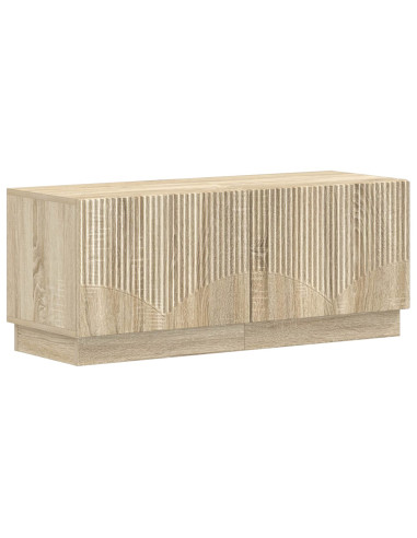 Mobile TV LED a 5 pezzi Rovere Sonoma Legno ingegnerizzato