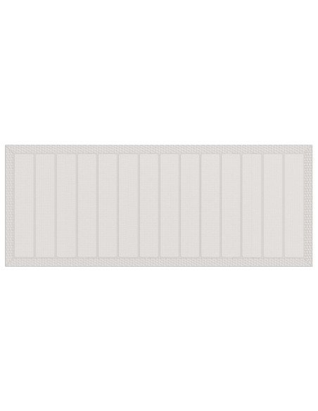 Set da Pranzo per Giardino 11 pz Bianco e Crema PP