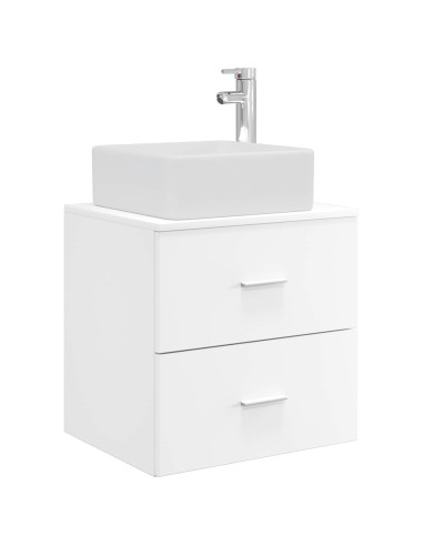 Set di Armadi da Bagno 3 pz Bianco 53 x 34,5 x 63 cm