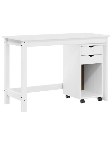 Set di Scrivania e Armadietto 2 pz Bianco