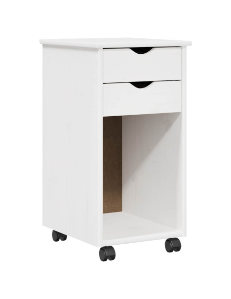 Set di Scrivania e Armadietto 2 pz Bianco