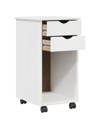 Set di Scrivania e Armadietto 2 pz Bianco
