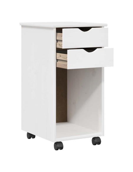 Set di Scrivania e Armadietto 2 pz Bianco