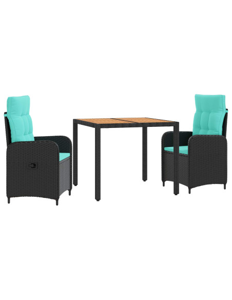 Set da pranzo per esterni 3 pz
