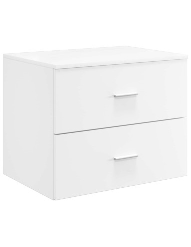 Set di mobili per il bagno 3 pz Bianco 49,5 x 44,5 x 65,5 cm