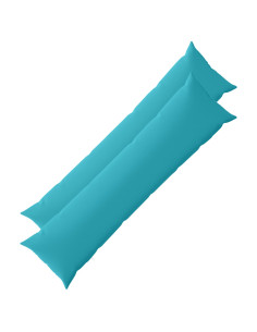 Federa 2 pcs HEERLEN Turchese 40 x 145 cm Poliestere