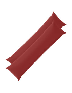 Federa 2 pcs HEERLEN Rosso Vino 40 x 145 cm Poliestere