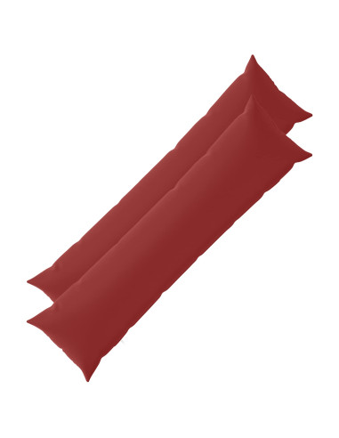 Federa 2 pcs HEERLEN Rosso Vino 40 x 145 cm Poliestere