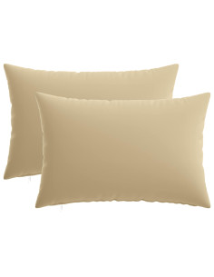Federa 2 pcs HEERLEN Beige 40 x 60 cm Poliestere