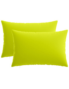 Federa 2 pcs HEERLEN Verde brillante. 40 x 60 cm Poliestere