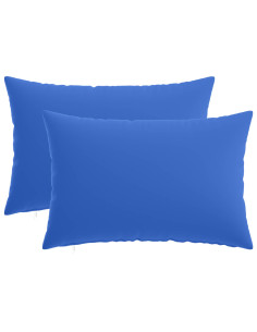Federa 2 pcs HEERLEN Blu Reale 40 x 60 cm Poliestere