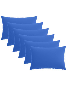 Federa 6 pcs HEERLEN Blu Reale 40 x 60 cm Poliestere