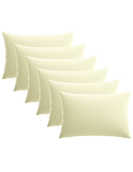 Federa 6 pcs HEERLEN Crema 40 x 60 cm Poliestere