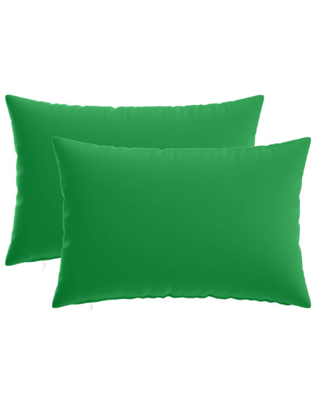 Federa 2 pcs HEERLEN Verde 40 x 60 cm Poliestere