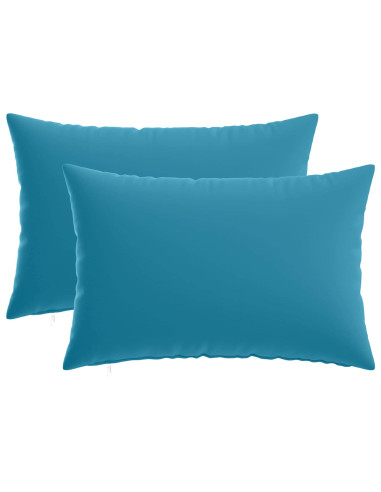 Federa 2 pcs HEERLEN Azzurro 40 x 60 cm Poliestere