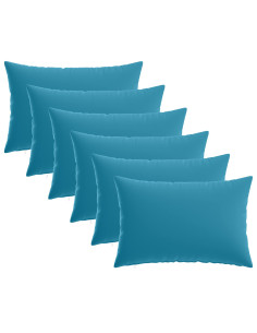 Federa 6 pcs HEERLEN Azzurro 40 x 60 cm Poliestere