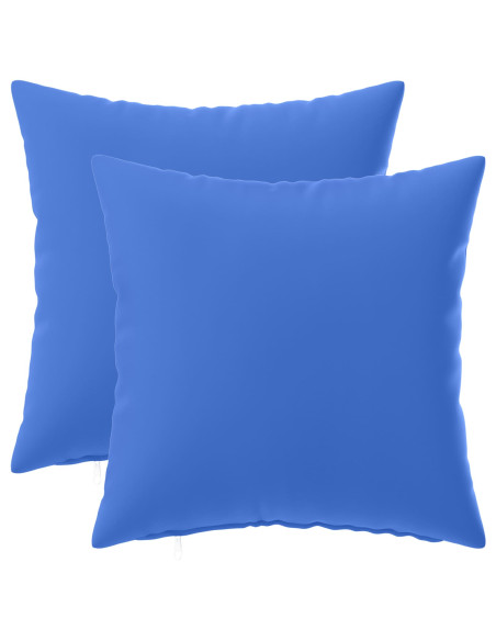 Federa 2 pcs HEERLEN Blu Reale 45 x 45 cm Poliestere