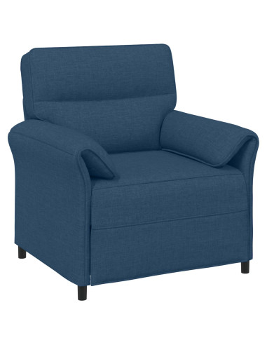 Set di divani 2 pz Blu Tessuto