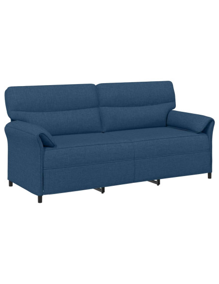 Set di divani 2 pz Blu Tessuto