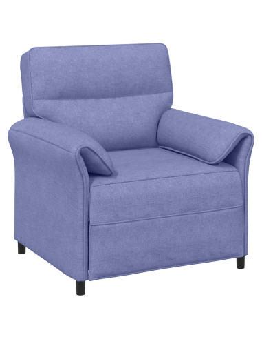Set di divani 2 pz Blu jeans Tessuto