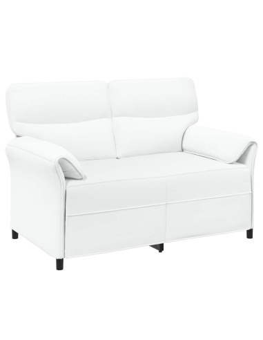 Set di divani 2 pz Bianco Tessuto